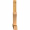 Ekena Millwork Richland Rough Sawn Timber Gable Bracket, Western Red Cedar, 108"W x 54"H x 6"D x 6"F, 12/12 Pitch GBW108X54X0606RIC00RWR - alternate 2